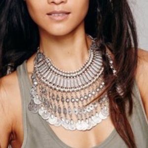 Free People Boho Coin Necklace